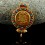 FINE QUALITY GOLD PLATED SILVER TURQUOISE CORAL STONES FLOWER GHAU GAU PRAYER BOX PENDANT FROM PATAN, NEPAL