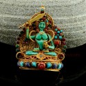 Fine Quality Manjushri Ghau Pendant Prayer Box From Patan, Nepal.