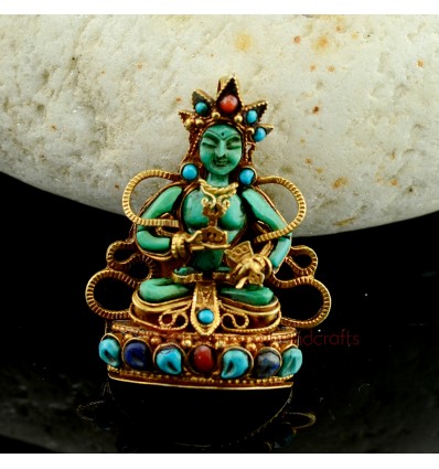 Fine Quality Vajrasattva Silver Ghau Pendant  Prayer Box From Patan, Nepal.