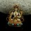 FINE QAULITY GOLD PLATED SILVER WHITE TARA GAU GHAU TIBETAN SHRINE PRAYER BOX PENDANT FROM PATAN, NEPAL