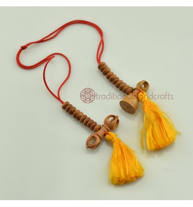 Vajra and Bell Sandalwood Mala Counter Set