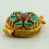 Tibetan Buddhist Double Dorje Copper with Gold Plated Ghau Prayer Box Pendant From Nepal