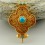 Fine Quality Tibetan Buddhist Gold Plated Silver Ghau Gau Prayer Box Pendant