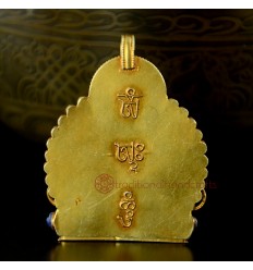 Tibetan Buddhist Ritual Sacred Ghau Prayer Box Silver Pendant from Patan, Nepal