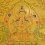 Gold 15.5" x 12"Chenrezig Thangka Painting