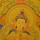 Gold 15" x 12" Vajrasattva Thangka Painting