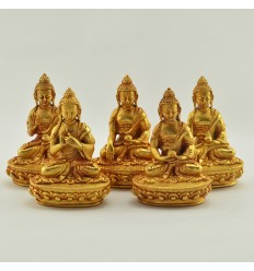 3.25" Dhyani Buddha Statues Set