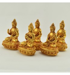 3.25" Dhyani Buddha Statues Set