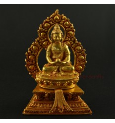  5" Amitabha Buddha Statue on Throne