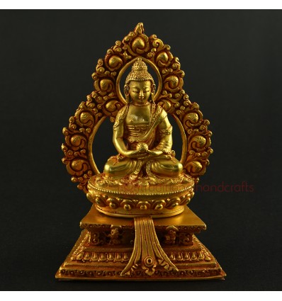  5" Amitabha Buddha Statue on Throne