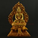  5" Amitabha Buddha Statue on Throne