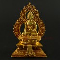 5" Shakyamuni Buddha Statue on Throne