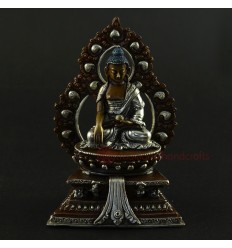 5" Shakyamuni Buddha Statue on Throne