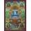 32.5"x23" "Buddha Samantabhadra or Kuntuzangpo" Buddhist Tibetan Thangka Scroll Painting