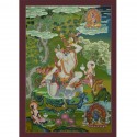 33.5"x23.75" " Naropa Buddhist Thangka Painting