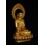 Fine Quality 19" Medicine Buddha Gold Gilded Face Painted Copper Statue Patan, Nepal 