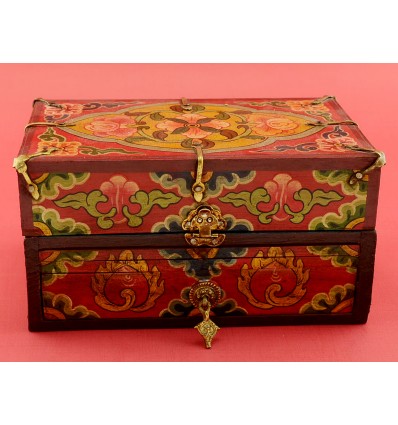 Tibetan Jewelry Wooden Box