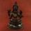 Fine Quality 15.5" Green Tara / Dolma Oxidized Copper Alloy Statue Patan, Nepal