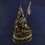 Fine Quality 16.75" Guru Rinpoche Hand Carved  Statue Patan Nepal 