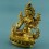 Fine Quality Hand Carved Gold Face Painted 8.5" White Tara Copper with Gold Gilded Statue From Patan, Nepal.