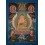 Fine Quality 42" x 29.25" Shakyamuni Buddha Tibetan Buddhist Thangka/Thanka Scroll Painting from Patan, Nepal