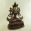 Fine Quality 15.5" White Tara / Dolkar Oxidized Copper Alloy Statue Patan, Nepal