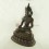 Oxidized Copper Alloy 15.25" Crowned Shakyamuni/Tomba Buddha Statue Frm Patan Nepal