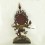 Fine Quality Handcrafted Oxidized 24.25" Akash Bhairabh  Copper Statue Patan