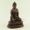 Oxidized Copper Alloy 7.5" Medicine Buddha / Menla Statue from Patan, Nepal