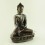 Oxidized Copper Alloy 8.5" Medicine Buddha / Menla Statue from Patan, Nepal