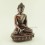 Oxidized Copper Alloy 7.25" Shakyamuni Buddha / Tomba Statue from Patan, Nepal