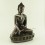 Oxidized Copper Alloy 8.5" Shakyamuni / Tomba Buddha Statue from Patan, Nepal