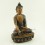 Hand Carved 8.5" Shakyamuni Buddha Oxidized Copper Alloy Statue Patan, Nepal