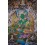 Fine Quality 54" x 39.25" Green Tara / Dolma Tibetan Buddhist Thangka/Thanka Painting from Patan, Nepal