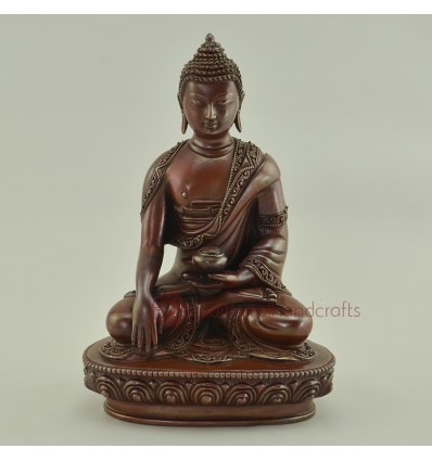 Fine Quality Hand Made 7" Shakyamuni Buddha Statue  From Patan, Nepal.