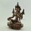 Green Tara Statue: 7.25" Oxidized Green Tara Dolma Statue from Patan, Nepal