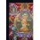 32.75" x 22.75" Manjushri Thangka Painting