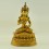 Hand Carved Painted 13.5" Vajrasattava / Dorjesempa Gold Gilded Copper Statue