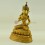 Hand Carved Painted 13.5" Vajrasattava / Dorjesempa Gold Gilded Copper Statue