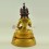 Hand Carved Painted 13.5" Vajrasattava / Dorjesempa Gold Gilded Copper Statue