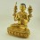 Fine Quality Hand Carved 12.5" Guru Tsongkhapa Statues Set Copper Statues From Patan, Nepal.