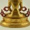 Hand Carved Gold Face Painted 19" Aparmita / Amitayus / Tsepame Copper with Gold Gilded Statue Patan