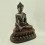 Oxidized Copper Alloy with silver eyes and tika 21.5" Medicine Buddha / Menla Statue from Patan, Nepal