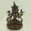 Fine Quality 20" White Tara / Dolkar Oxidized Copper Alloy Statue Patan, Nepal