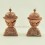 Hand Made 5" Copper Kapala Ritual Set for Tibetan Buddhist Rituals and Practices from Nepal