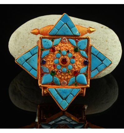 Tibetan Ghau Pendant Prayer Box