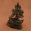 Green Tara Statue 13" Oxidized  Copper Alloy Green Tara Dolma Statue from Patan, Nepal