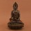 Oxidized Copper Alloy 8.25" Medicine Buddha / Menla Statue from Patan, Nepal