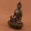 Oxidized Copper Alloy 8.25" Medicine Buddha / Menla Statue from Patan, Nepal