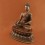 Oxidized Copper Alloy 12.5" Medicine Buddha / Menla Statue from Patan, Nepal